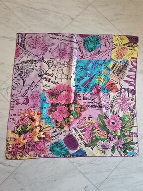 Large Silk Designer Scarf
